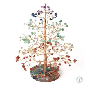 Arbre de Vie en pierres naturelles pour l'équilibre des chakras
