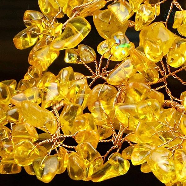 Artisanat Feng Shui, Arbre de Vie en Citrine décoratif