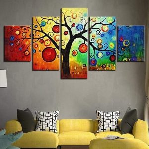 Tableau Arbre de Vie Abstrait en design contemporain