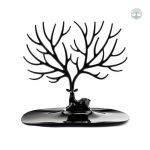 Porte-bijoux Arbre de Vie en noir élégant