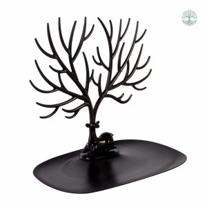 Support à bijoux en forme d'arbre stylisé