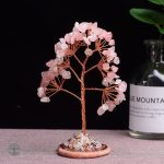Arbre de Vie en Quartz Rose à Poser