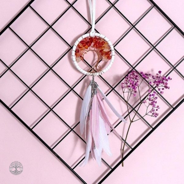 Attrape-Rêve artisanal avec motif arbre de vie