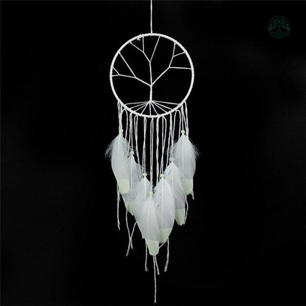 Attrape-Rêve Fluorescent avec motif Arbre de Vie