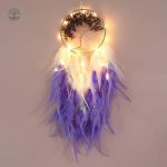 Attrape-Rêve lumineux en forme d'Arbre de Vie