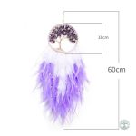 Attrape-Rêve violet pour chambre, Arbre de Vie