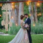 Artisanat macramé : attrape-rêve arbre de vie