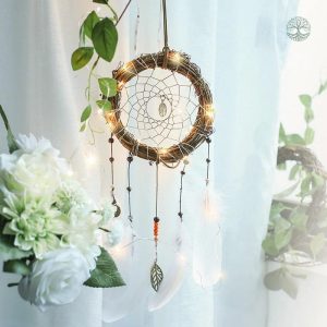 Attrape-Rêve artisanal avec motif arbre de vie