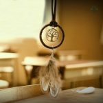 Attrape-Rêve artisanal, design Arbre de Vie en petite taille