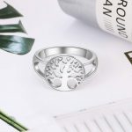 Bague en argent avec design Arbre de Vie