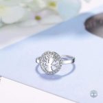 Bague stylée Arbre de Vie, symbole d'équilibre et de force