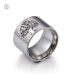 Bague arbre de vie en argent