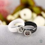 Accessoire tendance : Bague Arbre de Vie en blanc
