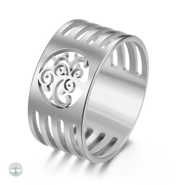 Bague Arbre de Vie en argent au design élégant