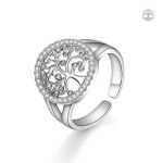Bague Arbre de Vie avec Diamant