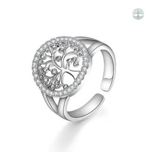 Bague Arbre de Vie avec Diamant