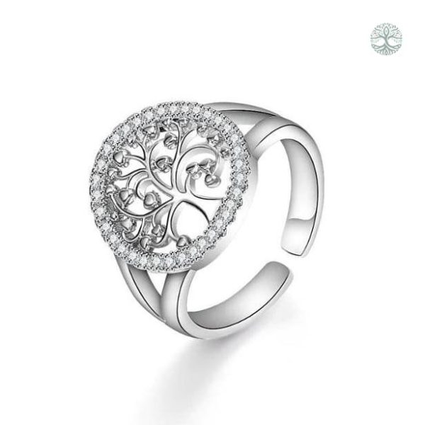 Bague Arbre de Vie avec Diamant