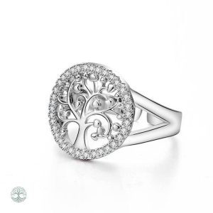 Bague Arbre de Vie ornée de diamant