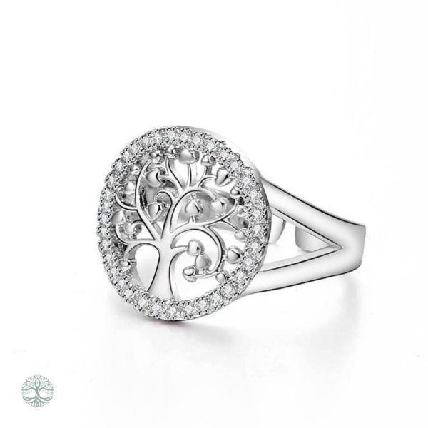 Bague Arbre de Vie ornée de diamant