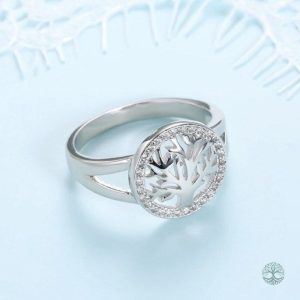 Accessoire symbolique Arbre de Vie en argent