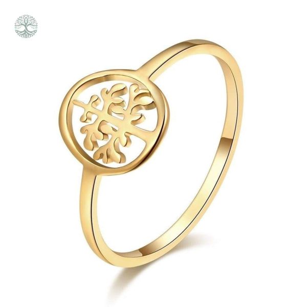 Bague Arbre de Vie pour fiançailles en argent