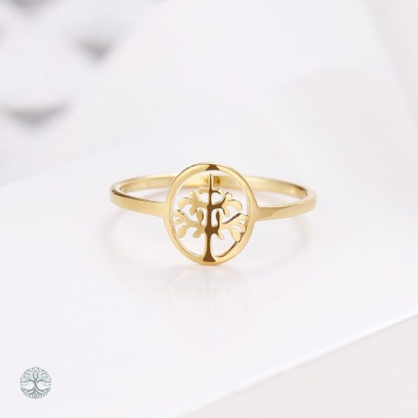 Bague symbolique Arbre de Vie, élégante et raffinée