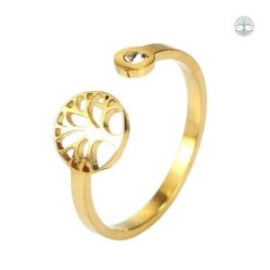 Bague Arbre de Vie en or délicate et élégante