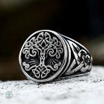 Bague Arbre de Vie pour Homme au style Nordique