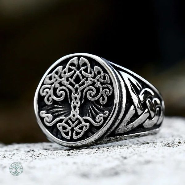Bague Arbre de Vie pour Homme au style Nordique