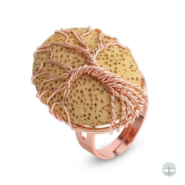Bijou Arbre de Vie en cuivre, design unique et coloré