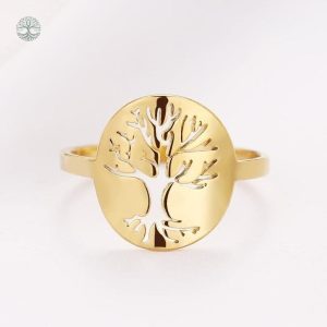 Bijou symbolique Arbre de Vie en or jaune