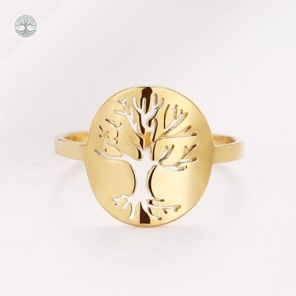 Bijou symbolique Arbre de Vie en or jaune