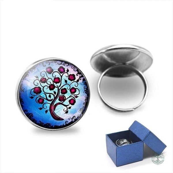 Bague Arbre de Vie symbolisant la paix intérieure