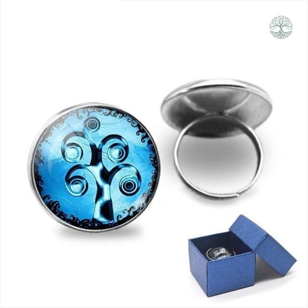 Bague arbre de vie sentiment élégante et symbolique