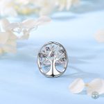Bague en argent 925 ornée d'un arbre de vie