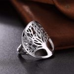Accessoire en argent inspiré de la nature