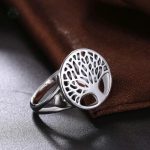 Bague Femme Argent avec design Arbre de Vie