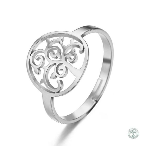 Bague Arbre de Vie Intemporel en argent