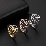 Bague en argent avec motif Arbre de Vie