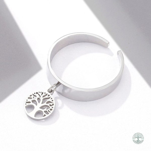 Pendentif Arbre de Vie en acier inoxydable élégant