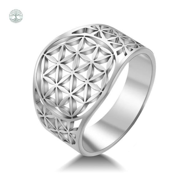 Bague Fleur de Vie en Argent