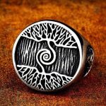 Bijou homme en métal inspiré de l'Arbre de Vie