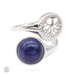 Bague Arbre de Vie en Lapis Lazuli