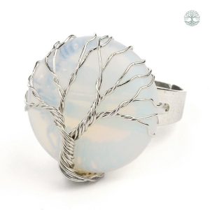 Bague Arbre de Vie en opale