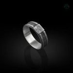 Design viking Bague Arbre de Vie en acier inoxydable