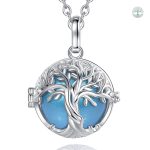 Bola de grossesse arbre de vie en bleu clair