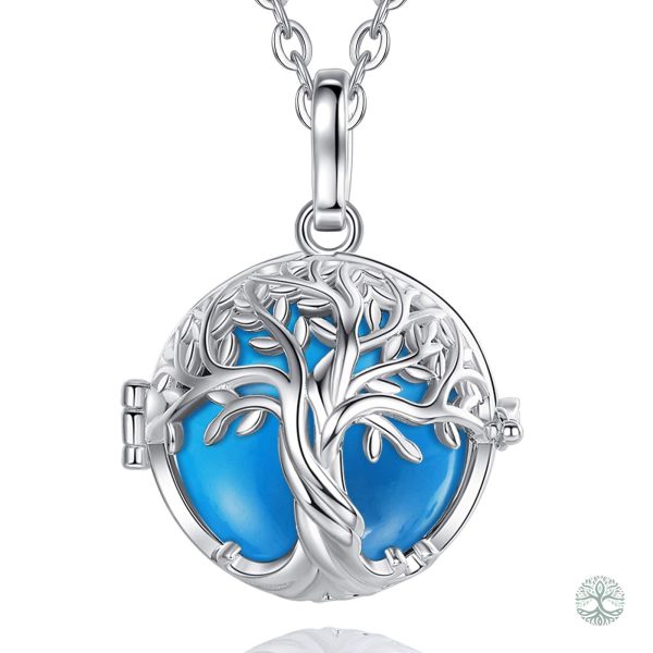 Bola de grossesse bleu Arbre de Vie élégant et symbolique