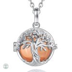 Bola de grossesse Arbre de Vie en orange élégant