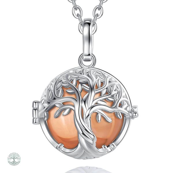 Bola de grossesse Arbre de Vie en orange élégant