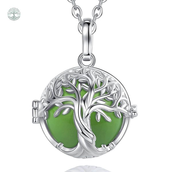 Bola de grossesse arbre de vie vert élégant et apaisant